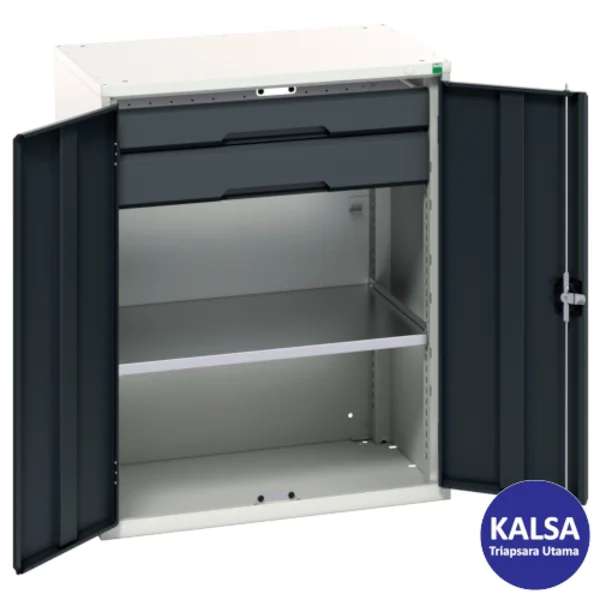 Bott BOT-405-0334Y Anthracite Grey Size 1000 x 800 x 550 mm Verso Kitted Cupboard 2 Doors