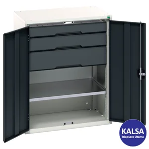 Bott BOT-405-0335C Anthracite Grey Size 1000 x 800 x 550 mm Verso Kitted Cupboard 2 Doors