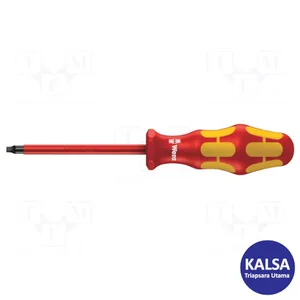 Wera 05004781001 Size # 2 x 100 mm VDE Insulated Screwdriver for Square Socket Head Screw
