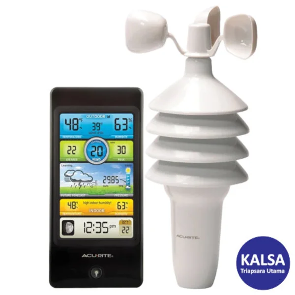 AcuRite 01604A2 Notos (3-in-1) Weather Station with Color Digital Display