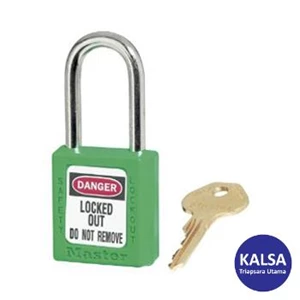 Gembok Master Lock 410MKGRN Master Keyed Safety Padlock Zenex Thermoplastic