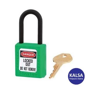 Master Lock 406GRN Keyed Different Safety Padlock Zenex Thermoplastic LOTO