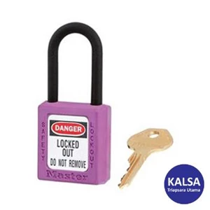 Master Lock 406PRP Keyed Different Safety Padlock Zenex Thermoplastic LOTO