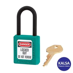 Master Lock 406TEAL Keyed Different Safety Padlock Zenex Thermoplastic LOTO
