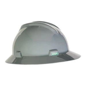 MSA Fastrack V-Gard Hats Gray Head Protection