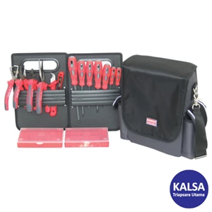Kunci Perkakas Set Kennedy KEN-595-3400K 16-Piece Electricians VDE Tool Bag and Kit