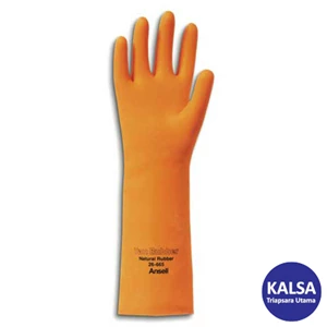 An Tan Rubber 26-665 Natural Rubber Latex Chemical and Liquid Protection Glove
