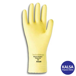 An Technicians 88-390 Natural Rubber Latex Chemical and Liquid Protection Glove