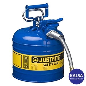 Safety Can Justrite 7220320 Type II Blue AccuFlow with Hose