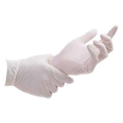 Dari Trasti TLG 105 Lighty Pre Powdered Clear Latex Gloves 0