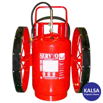 Dari Servvo P 13600 ABC 90 Big Wheeled ABC Dry Chemical Powder Fire Extinguisher 0