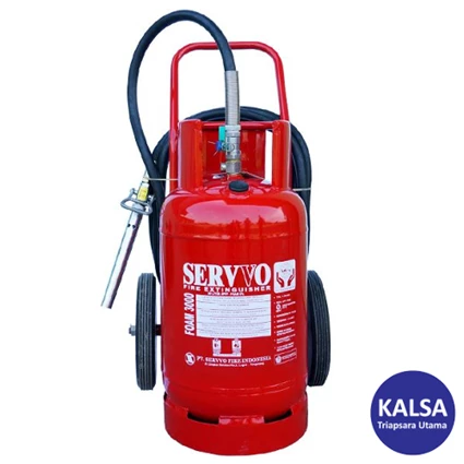 Dari Servvo F 3000 AF3 AB Trolley Foam AFFF 6% Fire Extinguisher 0