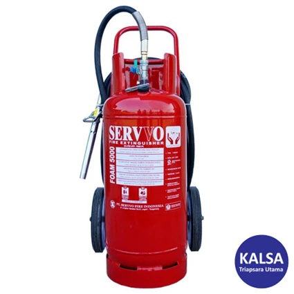 Dari Servvo F 6000 AF3 AB Trolley Foam AFFF 6% Fire Extinguisher 0