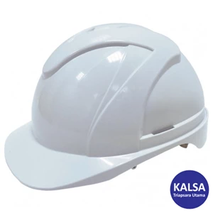 Tuffsafe TFF-957-1210K White ABS Vented Safety Helmet