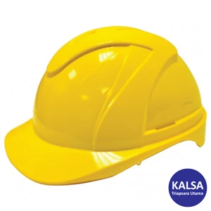 Tuffsafe TFF-957-1220K Yellow ABS Vented Safety Helmet
