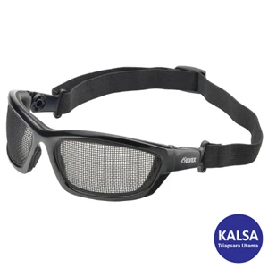 Elvex GG-50 Black Stainless Steel Mesh Lens Air Specs Eye Protection