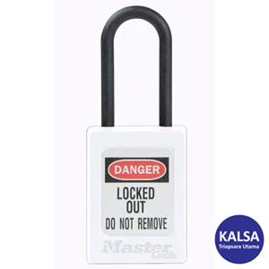 Master Lock S32MKWHT Master Keyed Zenex Dielectric Safety Padlock