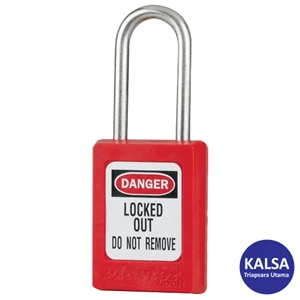 Master Lock S33RED Keyed Different Zenex Snap Lock Safety Padlock