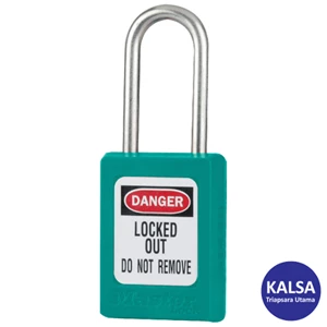 Master Lock S33TEAL Keyed Different Zenex Snap Lock Safety Padlock