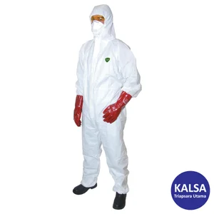 Tuffsafe TFF-962-3831B Size M Guard Master Plus Disposable Hooded Coverall