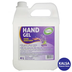 Hand Sanitiser Hand Gel Primo 4 Liter Refill Lavender