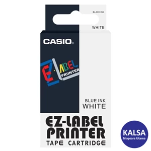 Casio EZ - Label Printer Color Tape Cartridge XR-9WEB1 Width 9 mm Blue On White