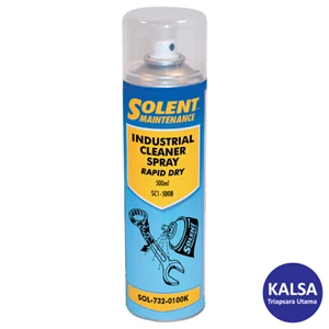 Solent SOL-732-0100K Size 500 ml Industrial Rapid Dry Cleaner Spray