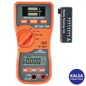 SEW 187 MCT LAN Cable Tester and Digital Multimeter