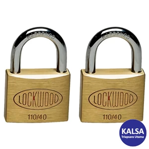 Lockwood 110/40/123/2DP Solid Brass 40 mm Security Padlock
