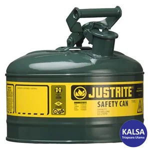 Safety Container 7110400 Justrite Type I Green Larger Capacity Trigger