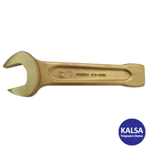 Kennedy KEN-575-6362K Size 27 mm Beryllium Copper Non-Sparking Open End Slogging Wrench