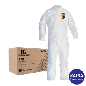 Kimberly Clark 46005 Size 2XL A30 KleenGuard Breathable Particle and Light Splash Protection Coverall