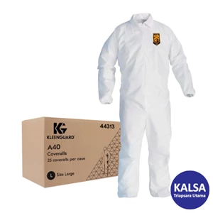 Baju Chemical Kimberly Clark 44313 Size L A40 Liquid and Particle Protection Coverall