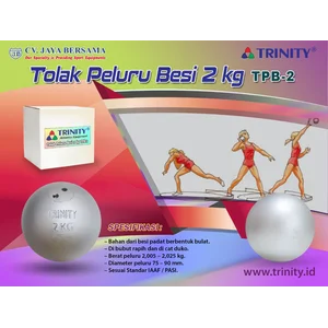 Tolak Peluru Besi 2Kg Trinity Tpb-2