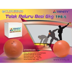 Tolak Peluru Besi 6Kg Trinity Tpb-6