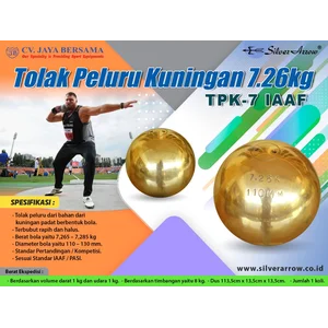 Tolak Peluru Kuningan 7.26Kg Tpk-7 Iaaf