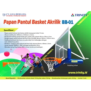 Bb-01 Acrylic Basketball Bounce Board