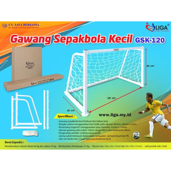Tiang Gawang Sepakbola Kecil Gsk-120