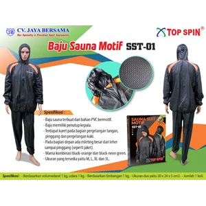 Sauna Suit Motif Top Spin Sst-01