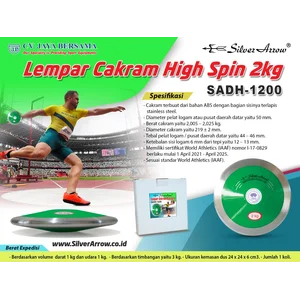 Lempar Cakram High Spin 2Kg SADH-1200