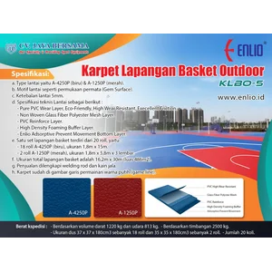 Karpet Lapangan Basket Outdoor Enlio Klbo-5