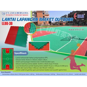 Lantai Lapangan Basket Outdoor Enlio Llbo-30