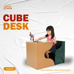 Cube Desk Variasi Warna (Meja Anak / Meja Belajar)