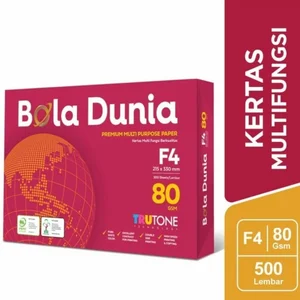 Kertas HVS F4 Bola Dunia 80gr