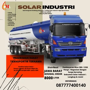 Bahan Bakar Alat Berat Minyak Diesel Industri Wilayah Jawa Barat