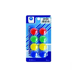 WHITEBOARD MAGNET COLOR JOYKO MN-20-8 KEMASAN (1 PACK = 10 SET)