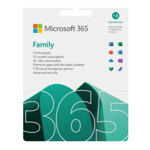 Software Microsoft Office 365 Family 2019 2021 POSA CARD