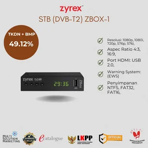 TV Tuner TKDN Zyrex STB (DVB-T2) ZBOX-1
