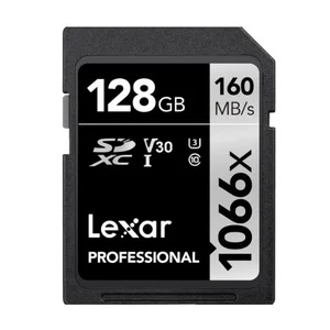 Memory Card Lexar 128GB Professional 1066x SDHC UHS-I