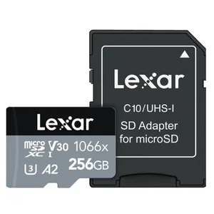 Memory Card Lexar 256GB Professional 1066x UHS-I Micro SD Silver Series
